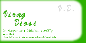 virag diosi business card